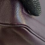 Hermes Victoria Dark Purple Clemence Leather with Palladium Hardware #RTSC-1 - Image 14