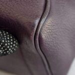 Hermes Victoria Dark Purple Clemence Leather with Palladium Hardware #RTSC-1 - Image 13