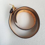 LV Belt Size 80/32 Amanrante Vernis Leather with Gold Hardware #RUUS-57 - Image 10