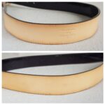 LV Belt Size 80/32 Amanrante Vernis Leather with Gold Hardware #RUUS-57 - Image 7