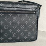 LV District PM Messenger Bag Monogram Eclipse Coated Canvas with Leather and Silver Hardware #RTKK-1 - Image 5