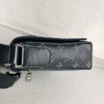 LV District PM Messenger Bag Monogram Eclipse Coated Canvas with Leather and Silver Hardware #RTKK-1 - Image 7