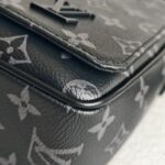LV District PM Messenger Bag Monogram Eclipse Coated Canvas with Leather and Silver Hardware #RTKK-1 - Image 15