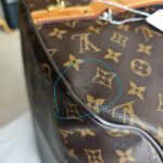 LV Eole 60 Vintage Trolley Luggage Brown Monogram Coated Canvas with Leather and Gold Hardware #RTKC-1 - Image 32