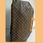 LV Eole 60 Vintage Trolley Luggage Brown Monogram Coated Canvas with Leather and Gold Hardware #RTKC-1 - Image 11
