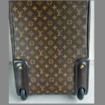 LV Eole 60 Vintage Trolley Luggage Brown Monogram Coated Canvas with Leather and Gold Hardware #RTKC-1 - Image 10