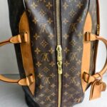 LV Eole 60 Vintage Trolley Luggage Brown Monogram Coated Canvas with Leather and Gold Hardware #RTKC-1 - Image 5