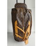 LV Eole 60 Vintage Trolley Luggage Brown Monogram Coated Canvas with Leather and Gold Hardware #RTKC-1 - Image 3