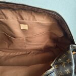 LV Eole 60 Vintage Trolley Luggage Brown Monogram Coated Canvas with Leather and Gold Hardware #RTKC-1 - Image 36