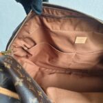 LV Eole 60 Vintage Trolley Luggage Brown Monogram Coated Canvas with Leather and Gold Hardware #RTKC-1 - Image 37
