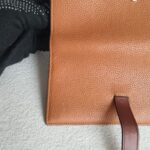 Loewe Bi-fold Wallet Brown Calf Leather with Silver Hardware #RTOO-4 - Image 4