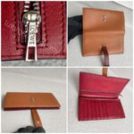 Loewe Bi-fold Wallet Brown Calf Leather with Silver Hardware #RTOO-4 - Image 3