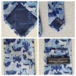 S Ferragamo Silk Tie #RSLY-38 - Image 5