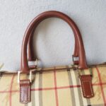 Burberry Boston Bag Light Cream/brown Coated Canvas/Leather and Gold Hardware #RTTT-4 - Image 17