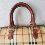 Burberry Boston Bag Light Cream/brown Coated Canvas/Leather and Gold Hardware #RTTT-4 - Image 18