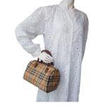 Burberry Boston Bag Light Cream/brown Coated Canvas/Leather and Gold Hardware #RTTT-4 - Image 27