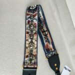 C Dior Embroidery Canvas Leather with Gold Hardware #ROLS-4 - Image 3