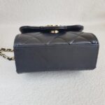 Chanel Micro Vanity Bag Black Lambskin with Light Gold Hardware #RTTE-6 - Image 9