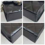 Chanel Micro Vanity Bag Black Lambskin with Light Gold Hardware #RTTE-6 - Image 10