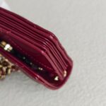 Chanel Mini Wallet on Chain Burgundy Lambskin with Light Gold Hardware #ROUS-1 - Image 11