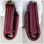 Chanel Mini Wallet on Chain Burgundy Lambskin with Light Gold Hardware #ROUS-1 - Image 5