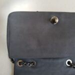 Chanel New Chic Flap Shoulder Bag Grey Calfskin with Antique Silver Hardware #RERC-5 - Image 21