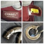 Chanel New Chic Flap Shoulder Bag Grey Calfskin with Antique Silver Hardware #RERC-5 - Image 23