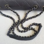 Chanel New Chic Flap Shoulder Bag Grey Calfskin with Antique Silver Hardware #RERC-5 - Image 15