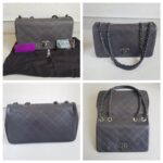 Chanel New Chic Flap Shoulder Bag Grey Calfskin with Antique Silver Hardware #RERC-5 - Image 2