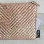 Chanel O'Case Clutch Metallic Gold Leather with Silver Hardware #ROER-9 - Image 7