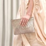 Chanel O'Case Clutch Metallic Gold Leather with Silver Hardware #ROER-9 - Image 20