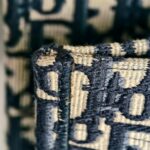 Christian Dior Book Tote Large Blue Canvas with Leather and Gold Hardware #ROUS-3 - Image 16