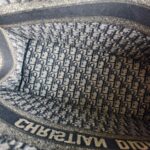 Christian Dior Book Tote Large Blue Canvas with Leather and Gold Hardware #ROUS-3 - Image 35