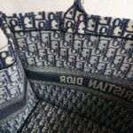 Christian Dior Book Tote Large Blue Canvas with Leather and Gold Hardware #ROUS-3 - Image 31