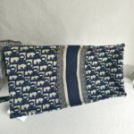 Christian Dior Book Tote Large Blue Canvas with Leather and Gold Hardware #ROUS-3 - Image 8