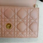 Christian Dior Caro Pouch with Chain Beige Lambskin with Gold Hardware #ROUU-1 - Image 16