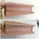 Christian Dior Caro Pouch with Chain Beige Lambskin with Gold Hardware #ROUU-1 - Image 8