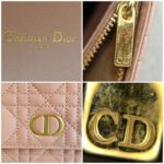 Christian Dior Caro Pouch with Chain Beige Lambskin with Gold Hardware #ROUU-1 - Image 17