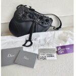 Dior Saddle Bag Black Leather with Black Hardware #ROLS-3 - Image 2