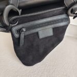 Dior Saddle Bag Black Leather with Black Hardware #ROLS-3 - Image 27