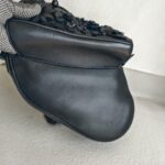 Dior Saddle Bag Black Leather with Black Hardware #ROLS-3 - Image 6