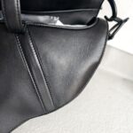 Dior Saddle Bag Black Leather with Black Hardware #ROLS-3 - Image 18