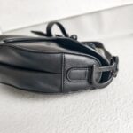 Dior Saddle Bag Black Leather with Black Hardware #ROLS-3 - Image 13