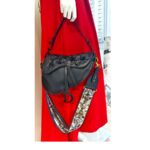 Dior Saddle Bag Black Leather with Black Hardware #ROLS-3 - Image 34