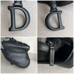 Dior Saddle Bag Black Leather with Black Hardware #ROLS-3 - Image 22