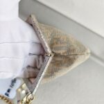 Fendi Mini Bag Brown/Gold Canvas with Leather and Gold Hardware #ROER-5 - Image 9