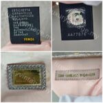 Fendi Mini Bag Brown/Gold Canvas with Leather and Gold Hardware #ROER-5 - Image 16