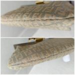 Fendi Mini Bag Brown/Gold Canvas with Leather and Gold Hardware #ROER-5 - Image 12