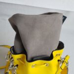 Fendi Mon Tresor Small Bucket Bag Yellow Calf Leather and Silver Hardware #RTYR-2 - Image 19
