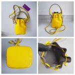 Fendi Mon Tresor Small Bucket Bag Yellow Calf Leather and Silver Hardware #RTYR-2 - Image 2